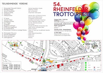 Situationsplan Trottoirfest Rheinfelden 2023